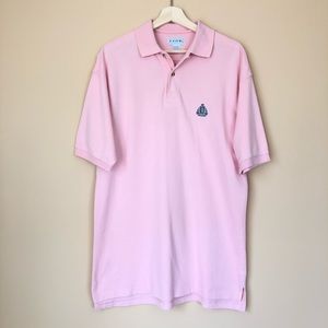 Izod Pink Polo Shirt Sz M